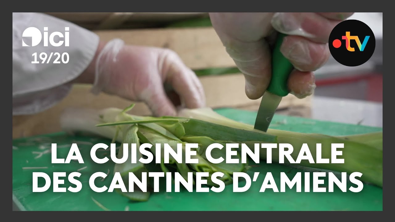Portes ouvertes : la cuisine centrale des cantines municipales d'Amiens