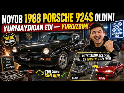 ARZONGA YURMAYDIGAN PORSCHE SOTIB OLIB YURG'AZDIM. MITSUBISHI TUZALDI.
