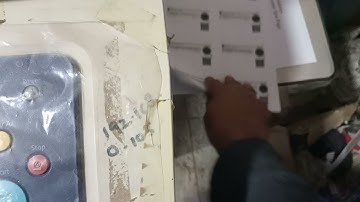 8 id card copy on A4 how to set 8 copies of id card in one page xerox 5855, 5890 photocopier machine