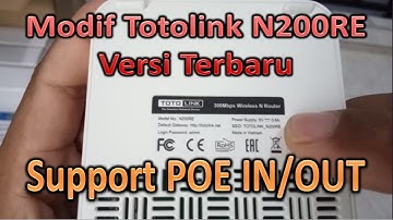 Modifikasi Router Totolink N200RE Versi Terbaru