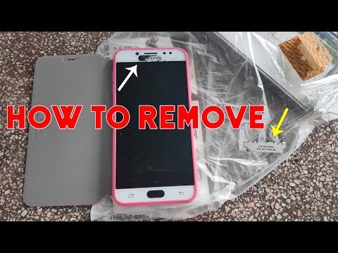 How to remove sticker | LCD Replacement | Samung J7 plus