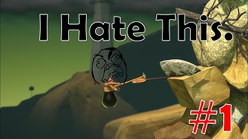 I HATE THIS GAME!!! / RAGING at "Getting Over It" by Bennett Foddy /#1