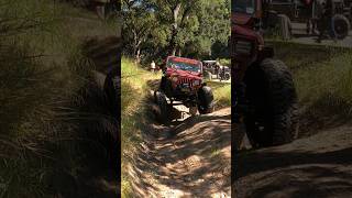 Jeep YJ getting flexy in the trench! #offroad #jeep