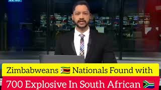 Three Zimbabweans 🇿🇼 National Found in Possession Of Nearly 700 Expensives in South African 🇿🇦