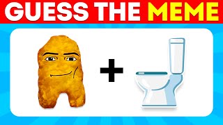 Guess The MEME Song By Emoji? | Skibidi Dom Dom Yes Yes, Gedagedigedagedago, MrBeast, Skibidi Toilet