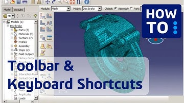 Toolbar & Keyboard Shortcuts | Abaqus tutorial