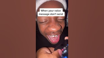 When your voice message don