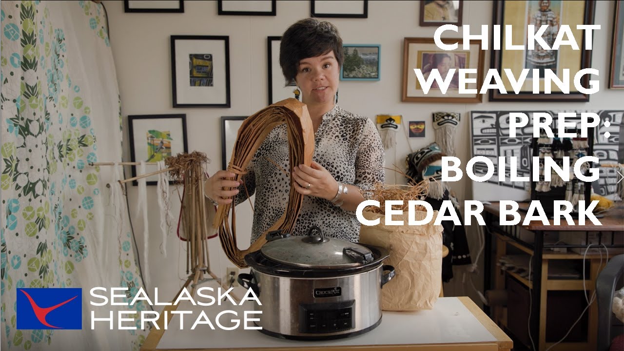Chilkat Weaving with Lily Hope Lesson 5: Spinning Cedar and Wool 