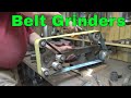 A look at my belt grinders - blacksmith shop tools