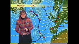BBC Weather 29th December 1996: Easterly on the way