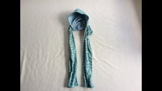 #DIY Hooded Scarf | Reversible Scarf | Tutorial