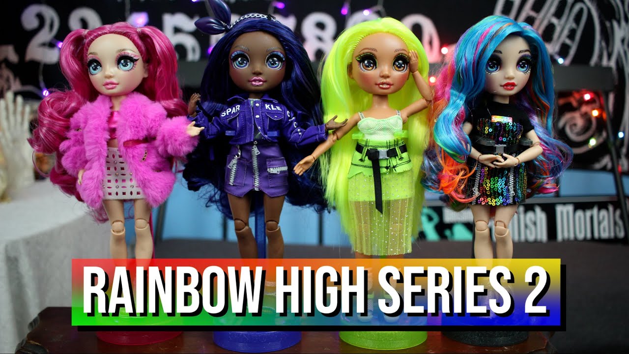 Rainbow High Series 2: Stella Monroe, Krystal Bailey, Karma Nichols ...