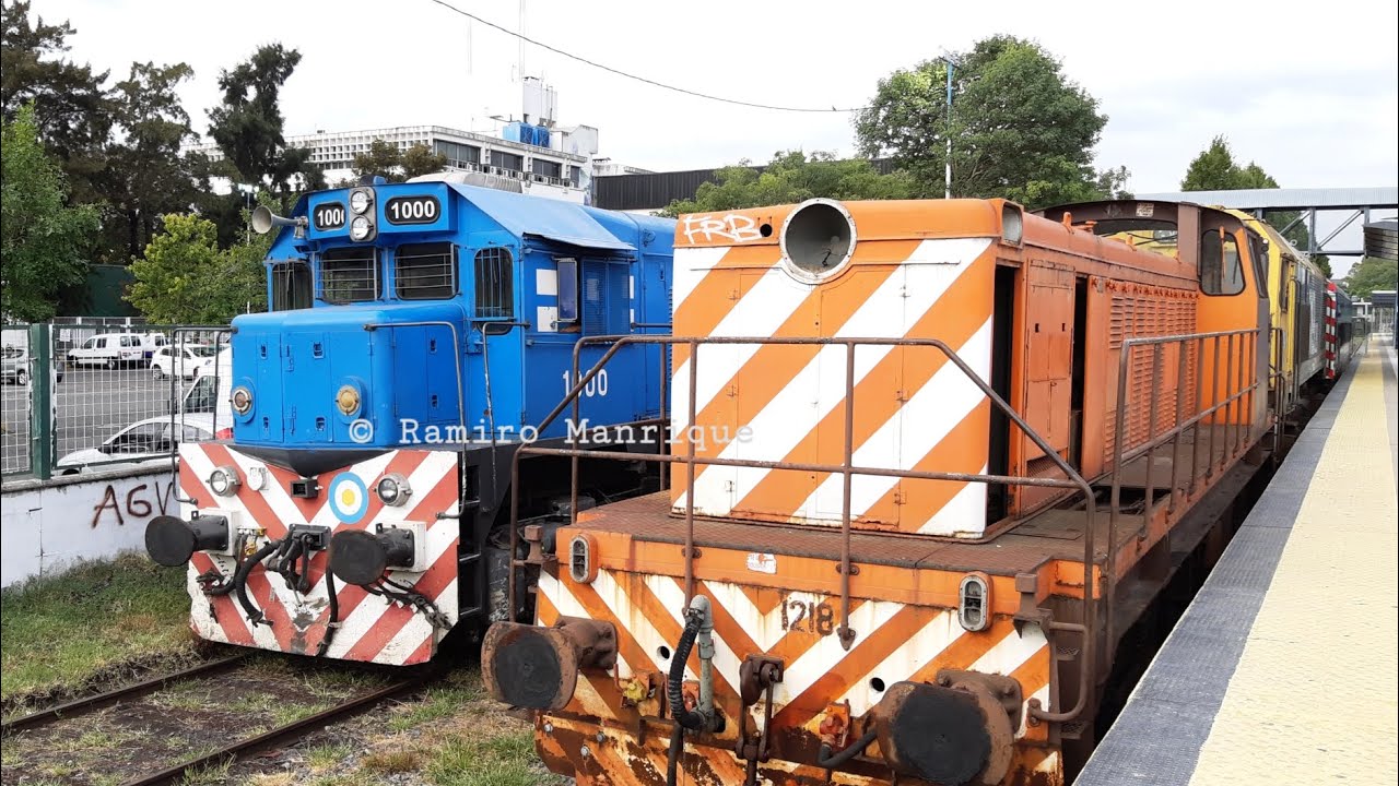 EMD GM G26HCW2 1000 maniobrando + Remolque de la B&L y Renfe en via ...