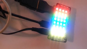 Raspberry Pi with Unicorn pHAT controlled by IBM Bluemix