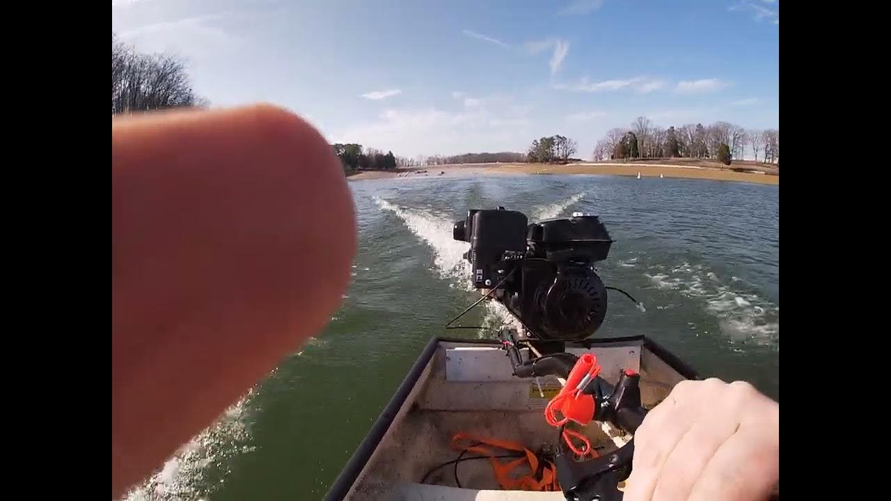 Mud Skipper long tail mud motor 27hp on 12' Gheenoe YouTube