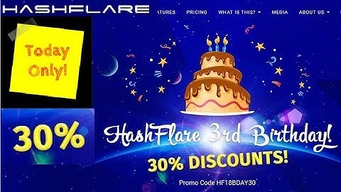 HashFlare 30% Discount! Bitcoin Cloud Mining Made Easy