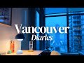 Vancouver vlog  slow living rainy days studio apartment