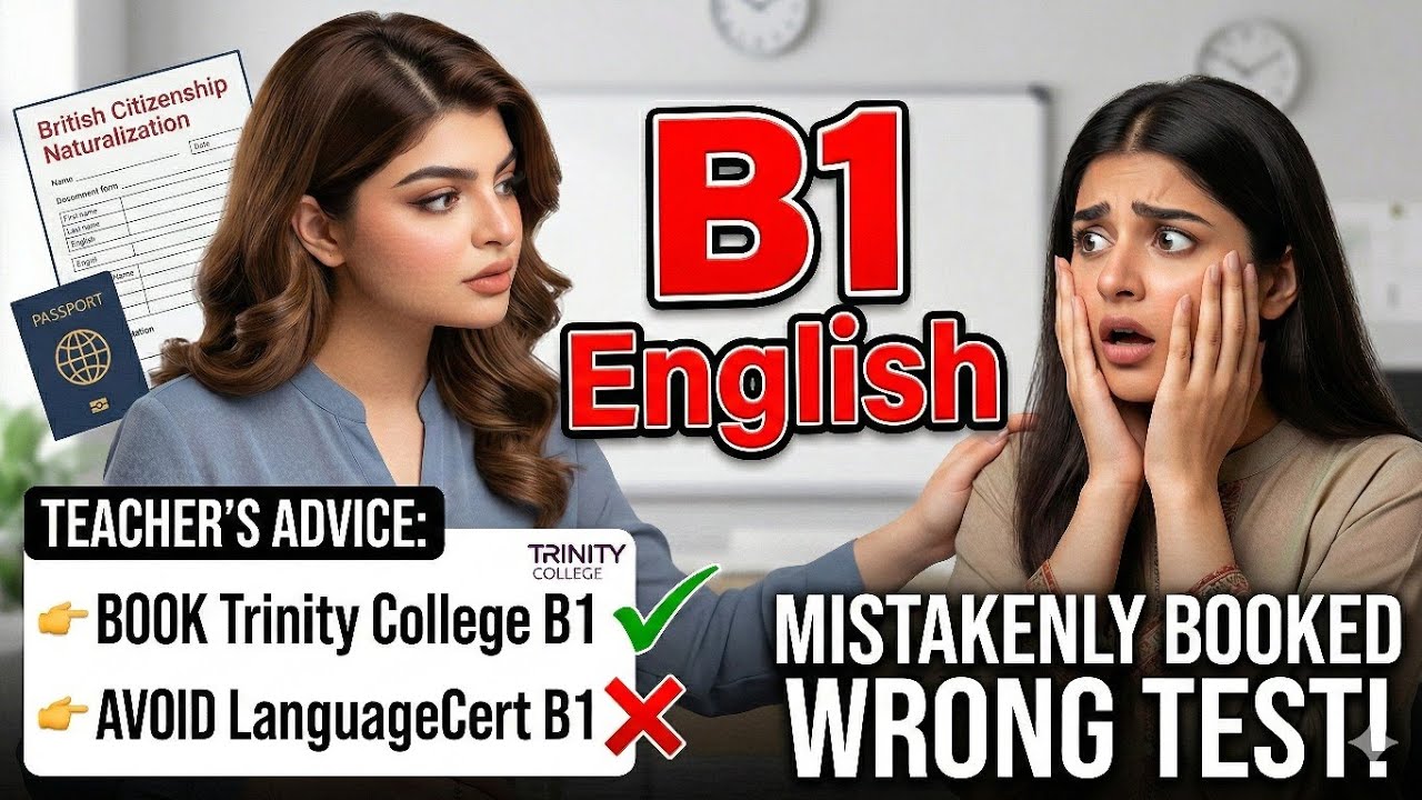 B1 English Test (GESE Grade 5) | SELT British Citizenship| Trinity College London ILR UK