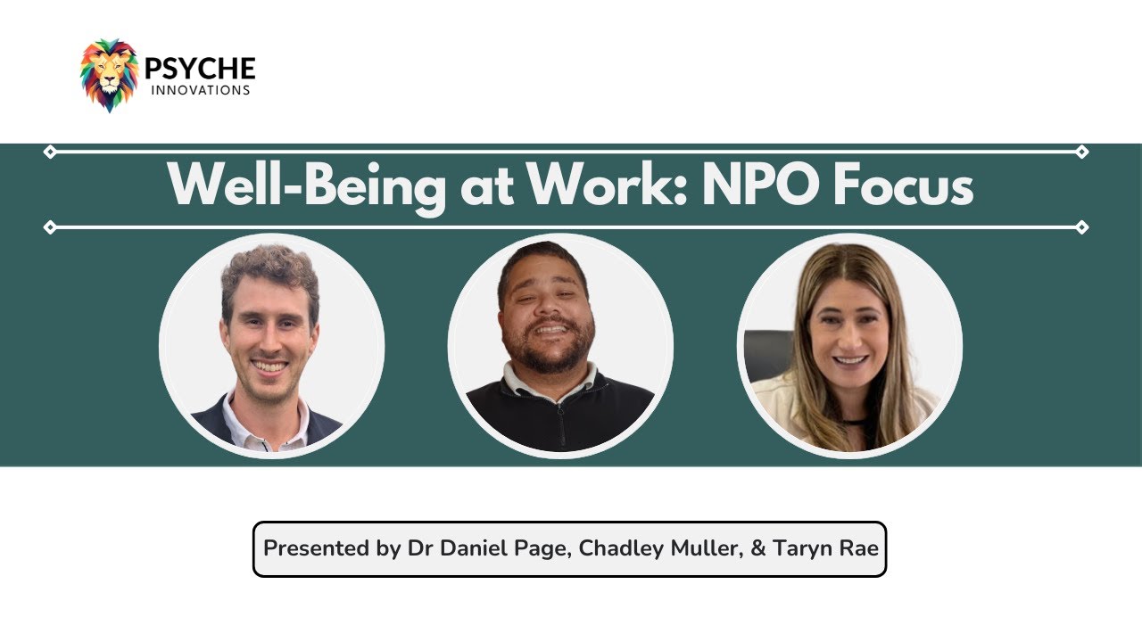 Webinar: Wellbeing at Work
