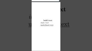 bold italic underline #latex #tutorial #shorts #maths #viral #trending #bca #bsc #mathshorts #coding