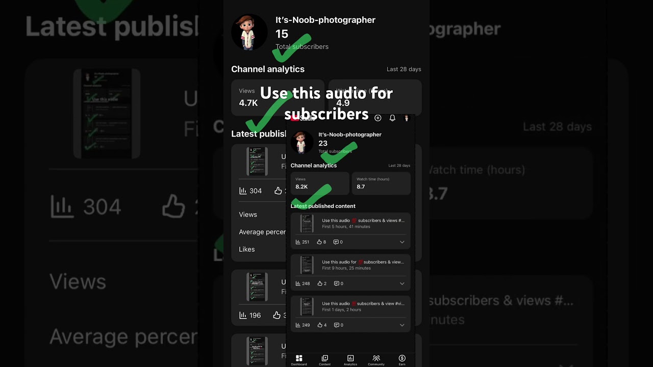 Use this audio for subscribers & views 💯 