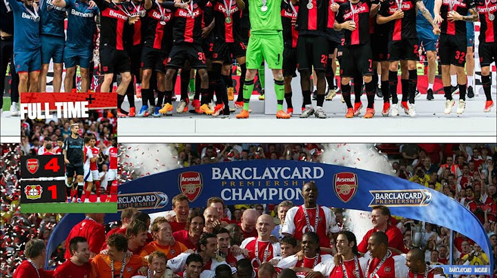 The Invincibles meet@Arsenal vs Bayer Leverkusen||4-1