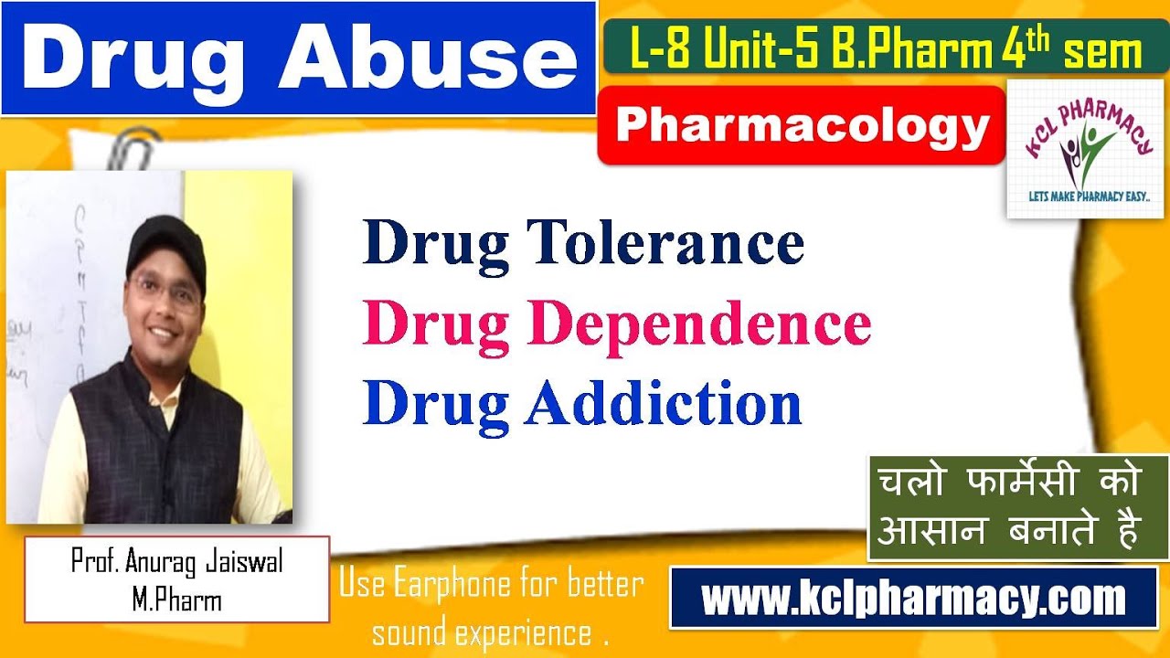 drug tolerance and addiction