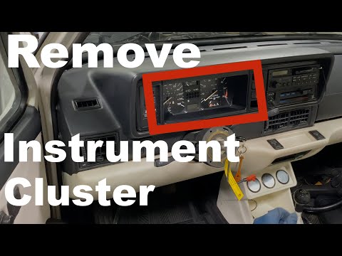 VW Mk1 Cabriolet Instrument Cluster and Radio Removal