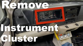 VW Mk1 Cabriolet Instrument Cluster and Radio Removal