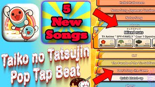 5 New Amazing Songs in this UPDATE! (Version 1.12 Full Gameplay) - Taiko no Tatsujin Pop Tap Beat screenshot 4