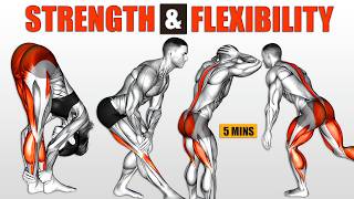 5 Min Hamstring Strength & Flexibility Workout | No Equipment At Home