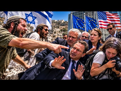 Settlers attack European diplomats and an American journalist.. A new crisis shakes Israel's rela...