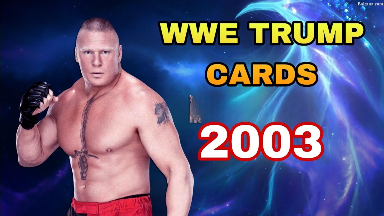 WWE TRUMP CARDS 2003 SUPERSTAR'S (Mahavir Traders ) Brand YouTube