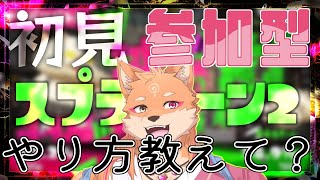 【参加型・スプラトゥーン2】完全初見のゲームなので、みんな教えてください。