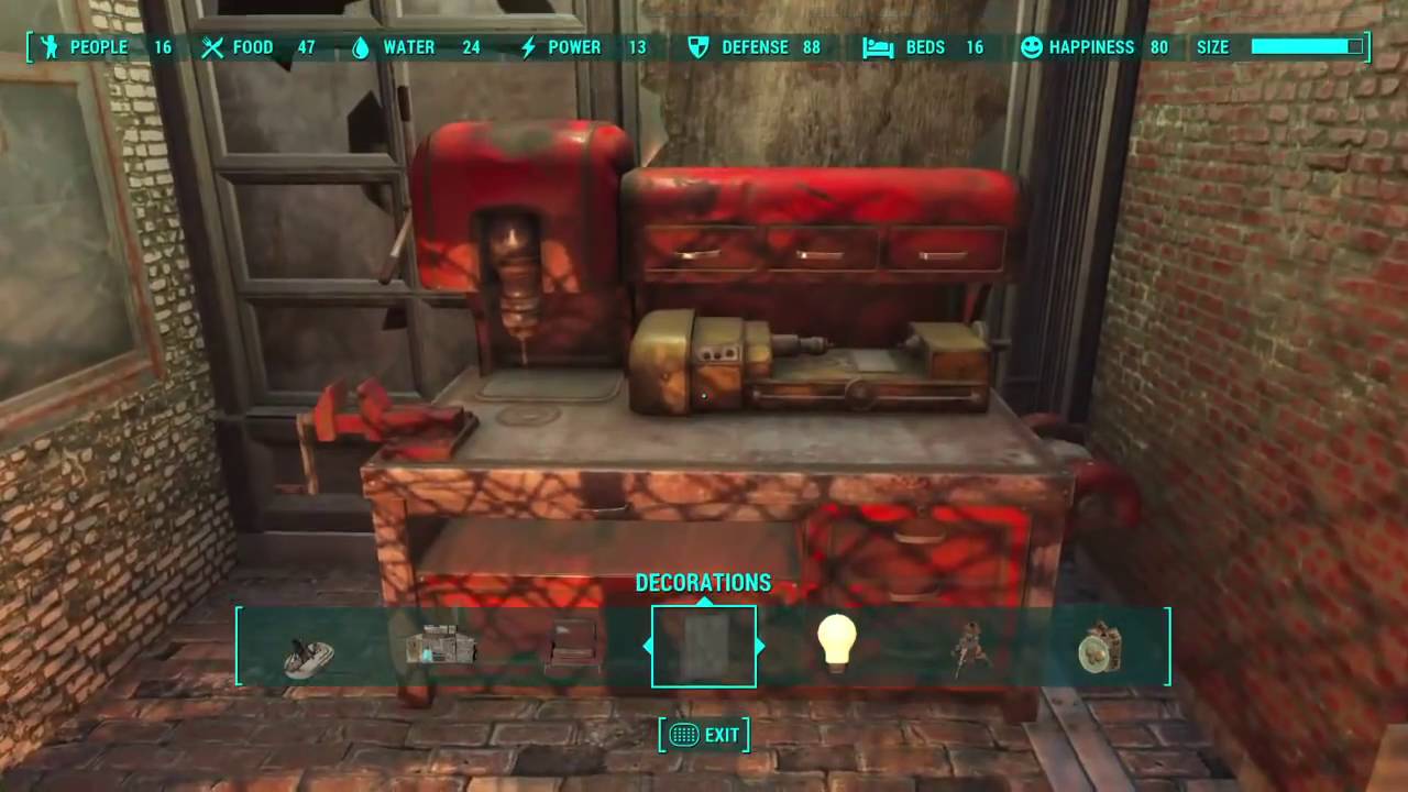 Fallout 4 サイズが最大になった拠点に物を作る裏技 ワークショップについて Youtube
