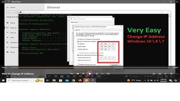 How to Change IP Address on Windows 10 \ 8 \ 7