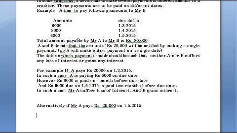 CAFC - ACCOUNT - AVERAGE DUE DATE - LEC-1