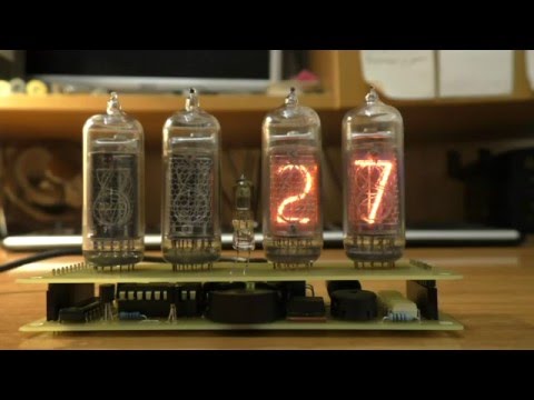 Часы для начинающих с лампами ИН-14 (