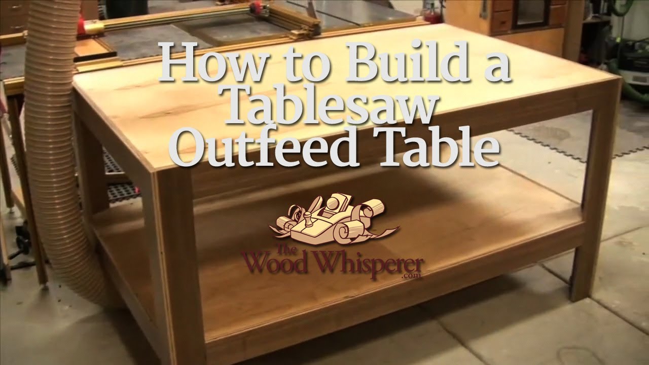 The 1-Hour Workbench / Outfeed Table // Woodworking DIY 