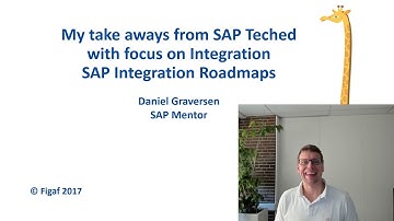 SAP Teched from integration perspective roadmaps