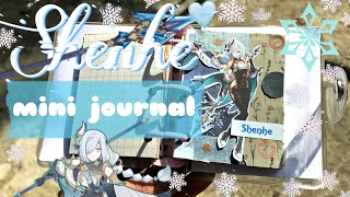 ❄️ ASMR | Shenhe of Genshin Impact mini journal ❄️