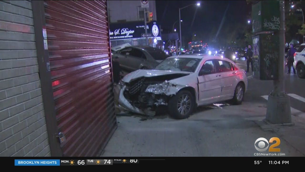 At Least 5 Hurt When Car Jumps Curb, Hits Pedestrians In Crown Heights ...