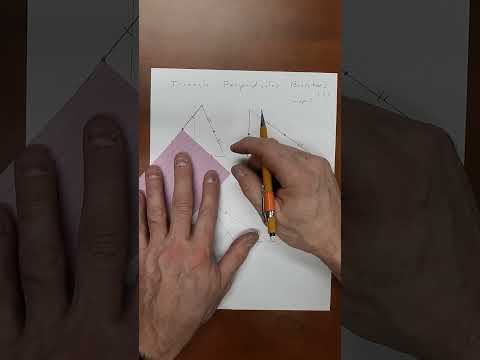 How To Find The Area Of A Triangle - drawing triangle perpendicular bisectors