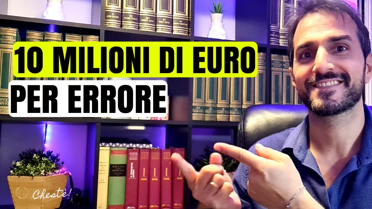 E se per errore ti facessero un bonifico di 10 milioni di euro?
