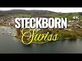 Steckborn in Spring 🌸 | Beautiful Swiss Lake Town in 4K Drone Footage