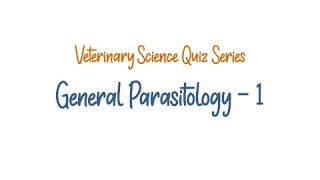 Veterinary Science Quiz | General Parasitology - 1 | Vet Bytes screenshot 5