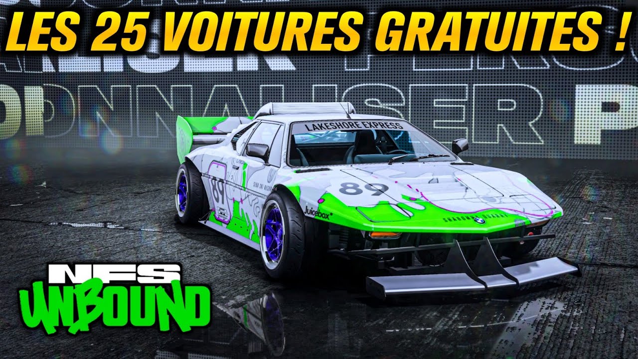 Need For Speed Unbound : Tous les Véhicules Gratuit du jeu ! - YouTube