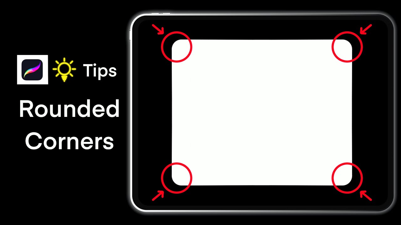 How to make Rounded Corner in Procreate (#Shorts) - YouTube
