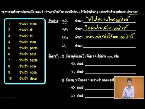 ติวฟรีเคมี : ปรับพื้นฐานเคมี ม.ปลาย 4-4