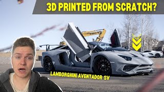 This 3D Printed Lamborghini Aventador is INSANE.